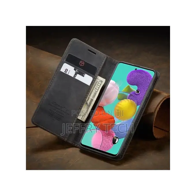 Caseme Leather Flip Case for OPPO A77 With Pockets