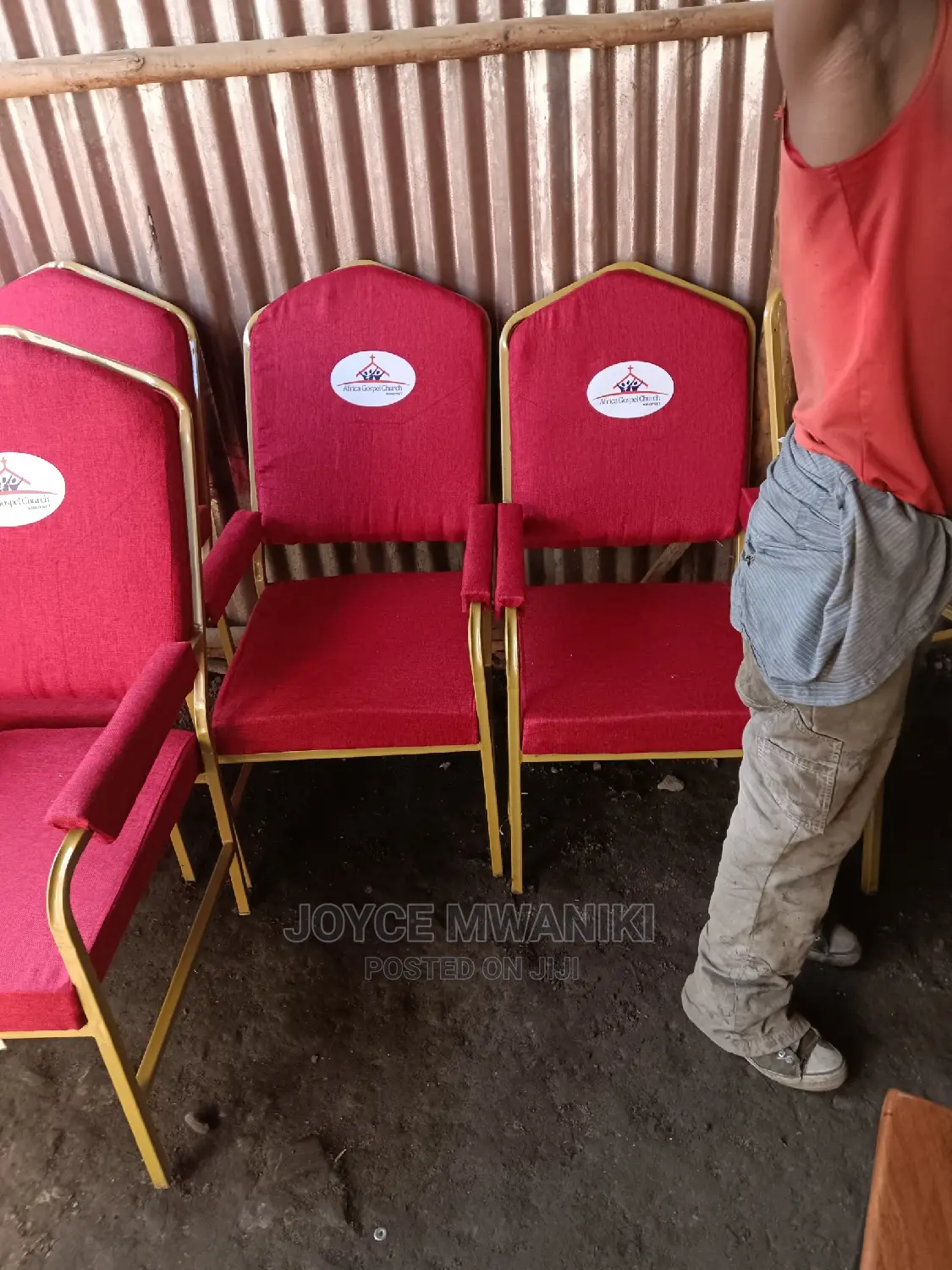 Church Chairs With Logo Unique Design