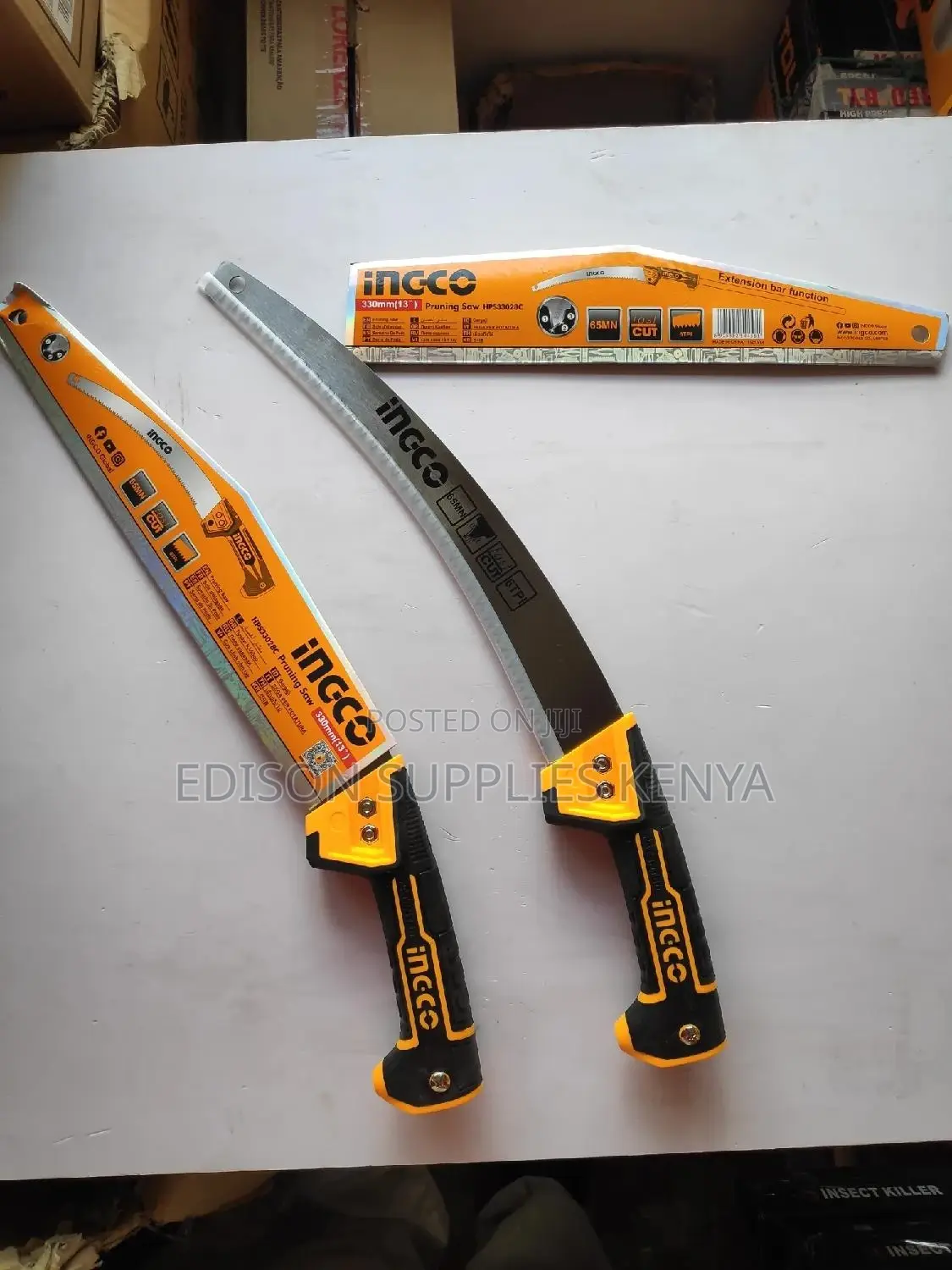Ingco Pruning Saw 13" With Extension Bar Function Heavy Duty