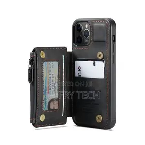 Caseme Leather Back Cover With Pockest for iPhone 13