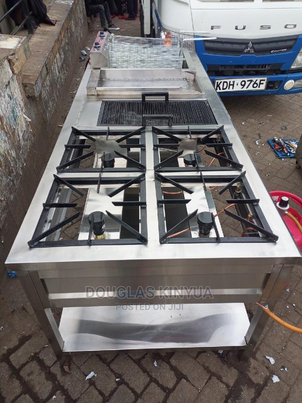 Combined Cooking Unit (Unit Cooker) Stainless Steel.