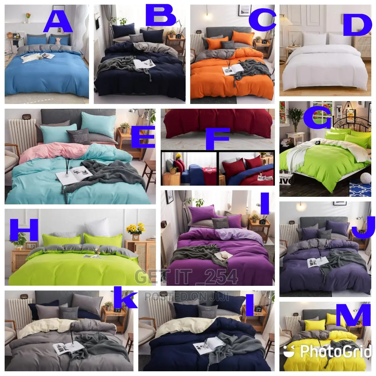 4in1 Duvet Covers Comes With 1 Bedsheet and 2 Pillowcases