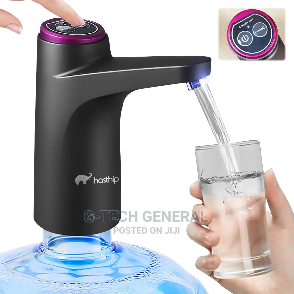 Automatic Rechargeable Water Pump for Drinking Water