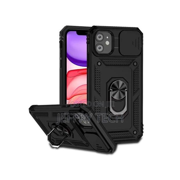 Ring Kickstand and Sliding Camera Cover for iPhone 11 Case - main view