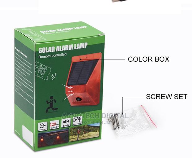 Ip65 Water Proof Remote Controlled Solar/Ac Charging Alarm