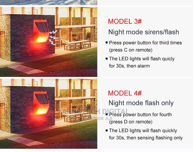 Ip65 Water Proof Remote Controlled Solar/Ac Charging Alarm - thumbnail 5