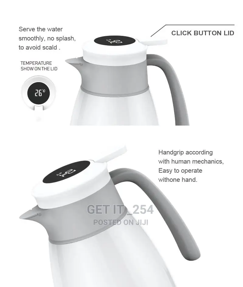 Flasks With Temperature Indicator on Lid