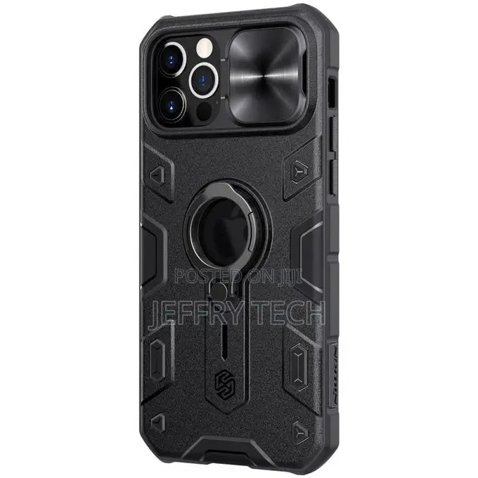 Resistant Bumpers Armor Case for Apple iPhone 12/12 Pro Ring