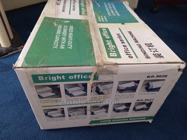 Binding Machine - main view