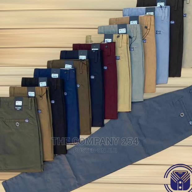 Quality Designer Assorted Khaki Trousers - thumbnail 3