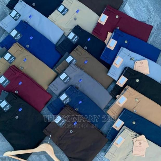 Quality Designer Assorted Khaki Trousers - thumbnail 4