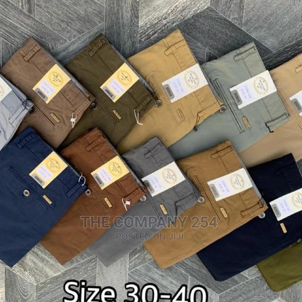Quality Designer Assorted Khaki Trousers - thumbnail 5