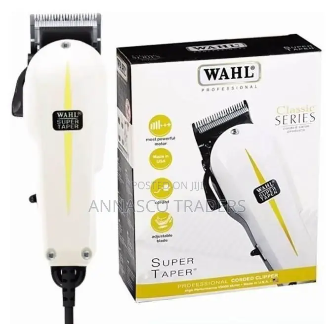 Wahl Electric Hair Shaver Super-taper/Shaving Machine-white