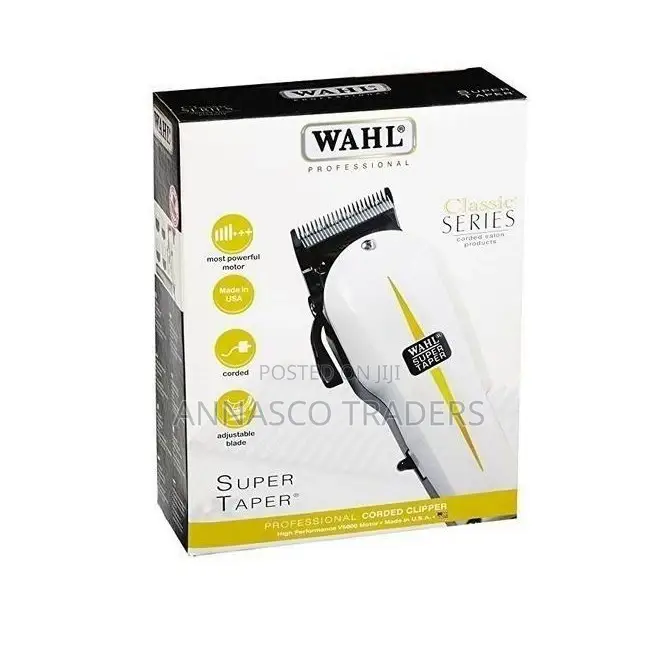 Wahl Electric Hair Shaver Super-taper/Shaving Machine-white