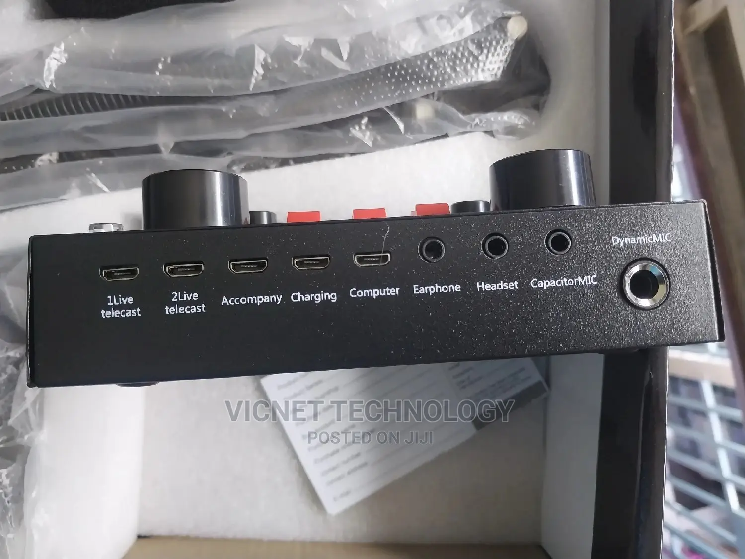 Codenser Microphone With V8S Sound Card
