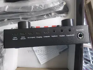 Codenser Microphone With V8S Sound Card