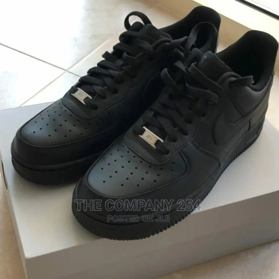 Original All Black Airforce One Sneakers Available