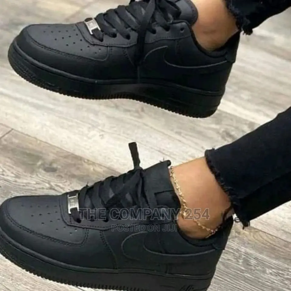 Original All Black Airforce One Sneakers Available
