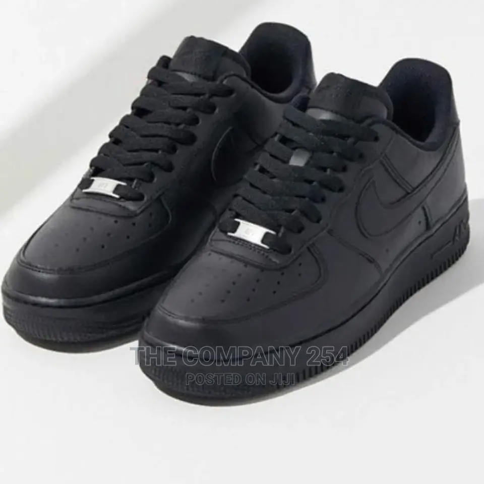 Original All Black Airforce One Sneakers Available
