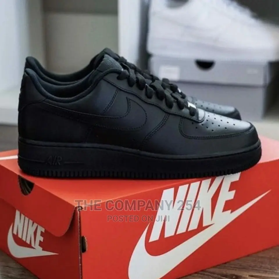 Original All Black Airforce One Sneakers Available