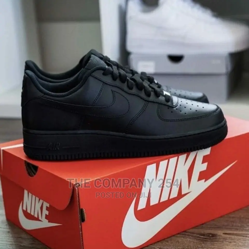 Original All Black Airforce One Sneakers Available