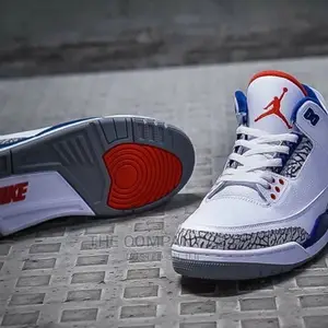 Jordan 3 True Blue  Size 40 to 45 at 3900/=