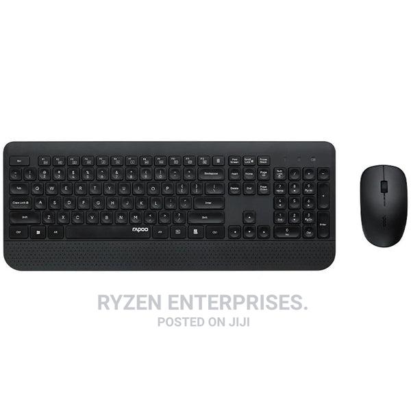 Rapoo Wireless Optical Mouse Keyboard X3500 - Black
