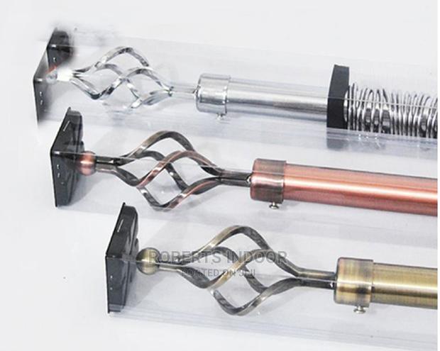 Versatile Double Curtain Rods for Your Window: 3 Metes Rods - main view