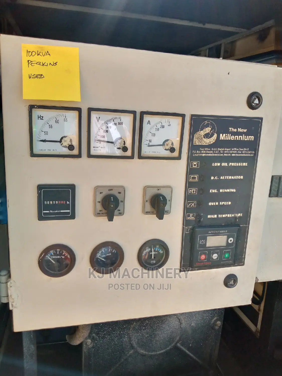 100kva Perkins Generator, Slightly Used