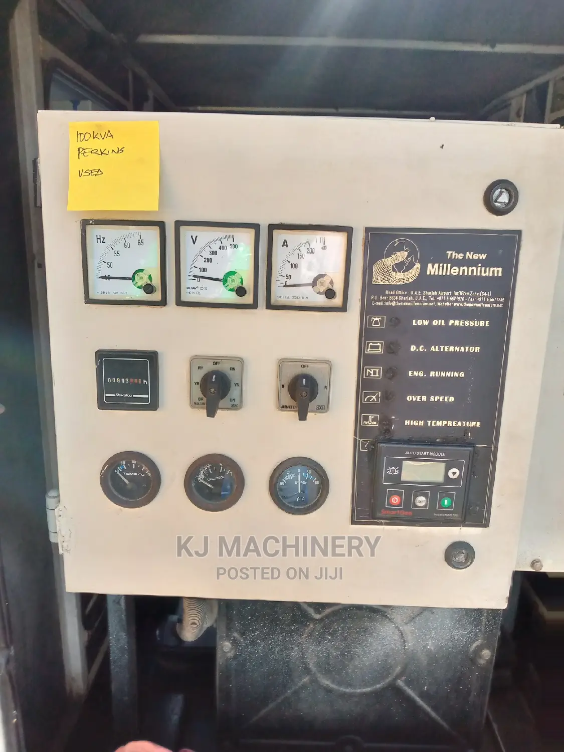 100kva Perkins Generator, Slightly Used