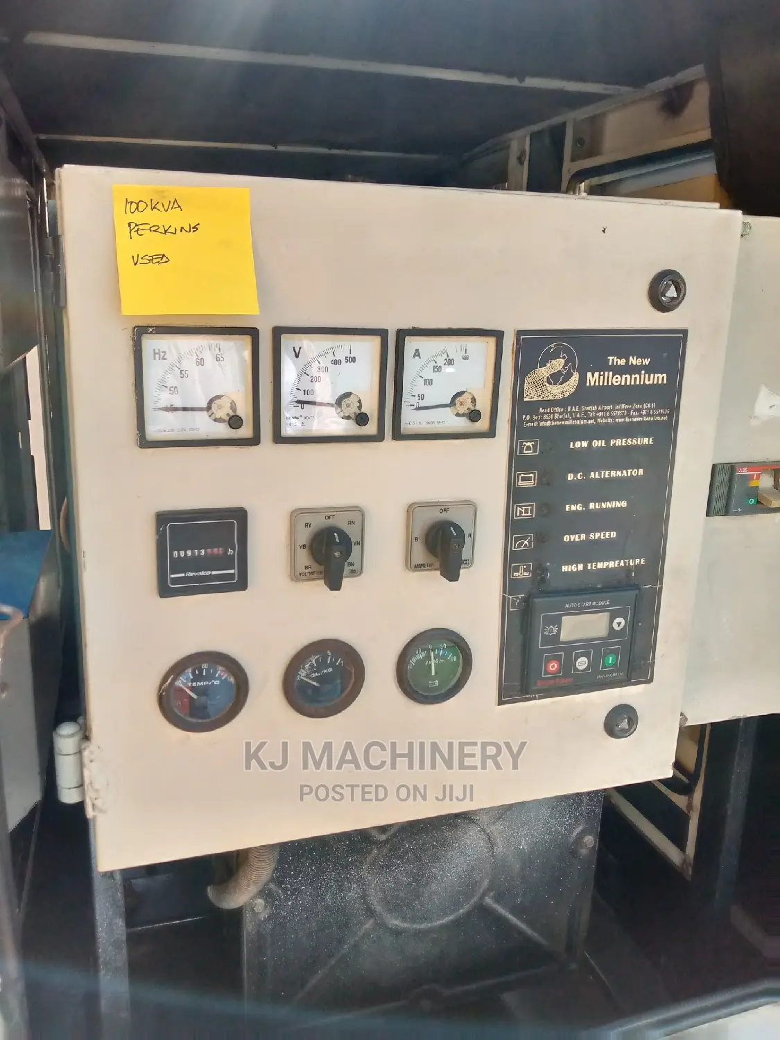 100kva Perkins Generator, Slightly Used