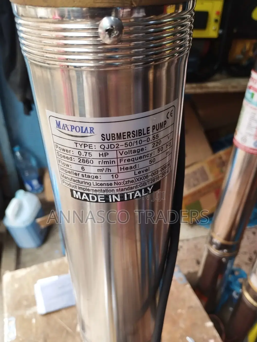Maxpolla 0.5hp SUBMERSIBLE PUMP