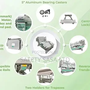 5 Function Full Electric Hospital Bed / ICU Electric Bed