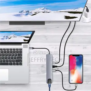 8-in-1 USB-C Hub Adapter Type-C Hub HDMI for Macbook Pro/Air
