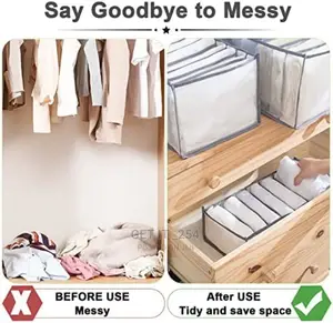 7 Grid Trouser And Other Garments Organizer