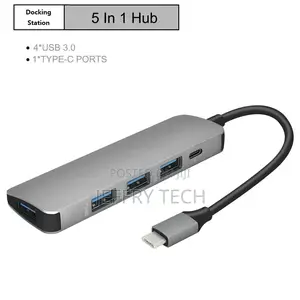 5 IN 1 Usb C Hub Type C to Multi Usb 3.0 Hub Hdmi Adapter Do