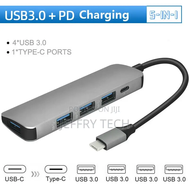 5 IN 1 Usb C Hub Type C to Multi Usb 3.0 Hub Hdmi Adapter Do