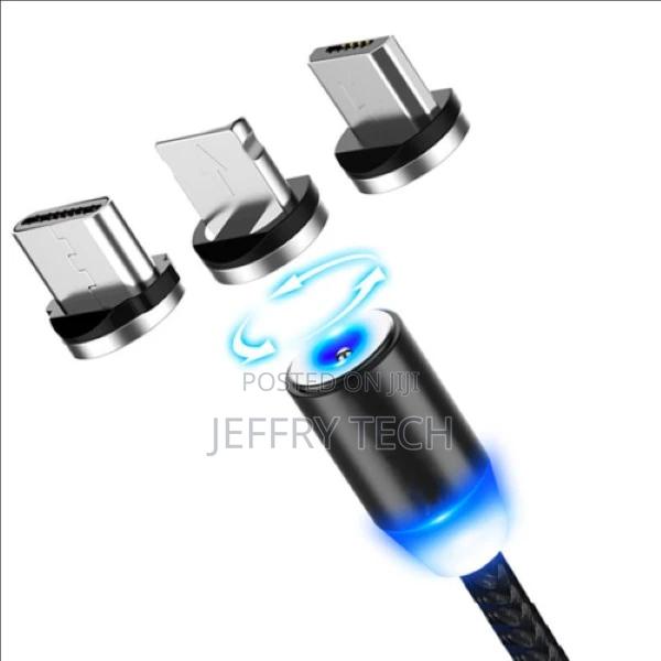 Type C iPhone Micro USB 3 in 1 Magnetic Cellular Charging Ca - thumbnail 2