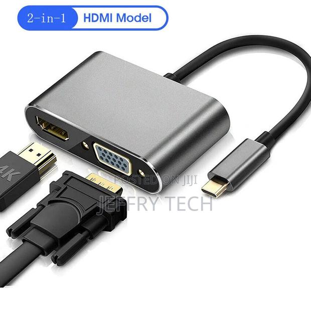 Laptop Multifunctional 4-in-1 Hub P3 Adapter Type-C to HDMI