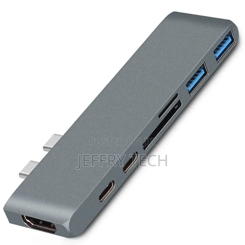 Apple Laptop HDMI 7in1 Multi-Function Dual-Head Type-C HUB D