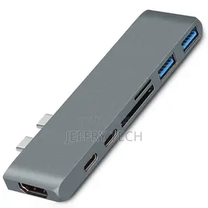 Apple Laptop HDMI 7in1 Multi-Function Dual-Head Type-C HUB D