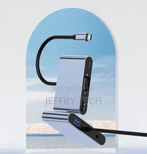 Type C to HDMI VGA 3.5mm Earphone USB3.0 PD87W 5in1 Docking