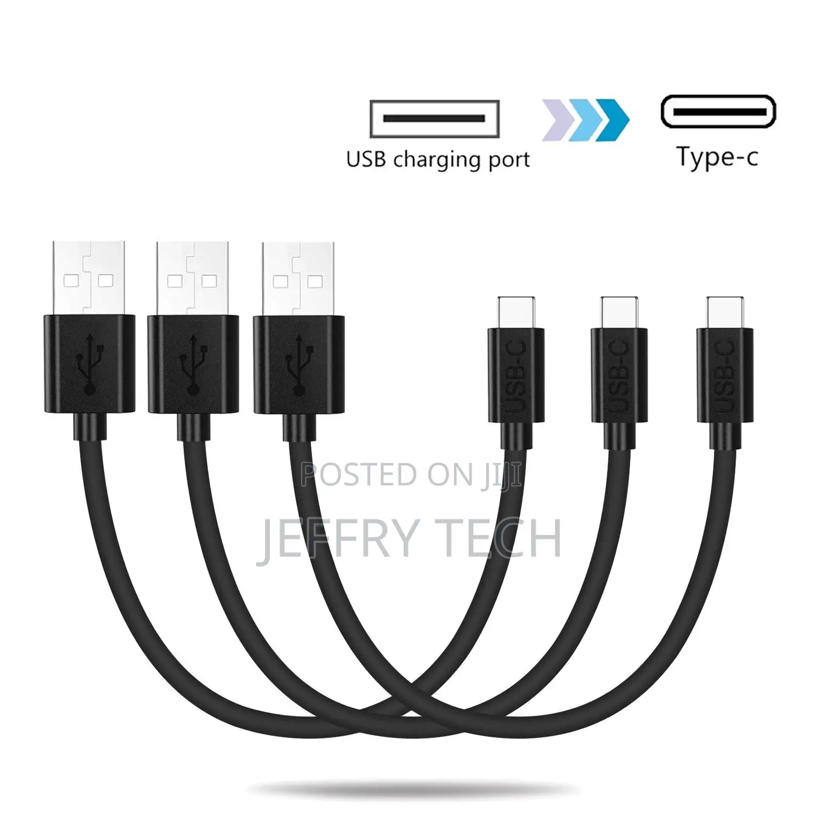 Short 6inch USB-C 3.1 Type-C USB-C FAST Quick Sync Charger