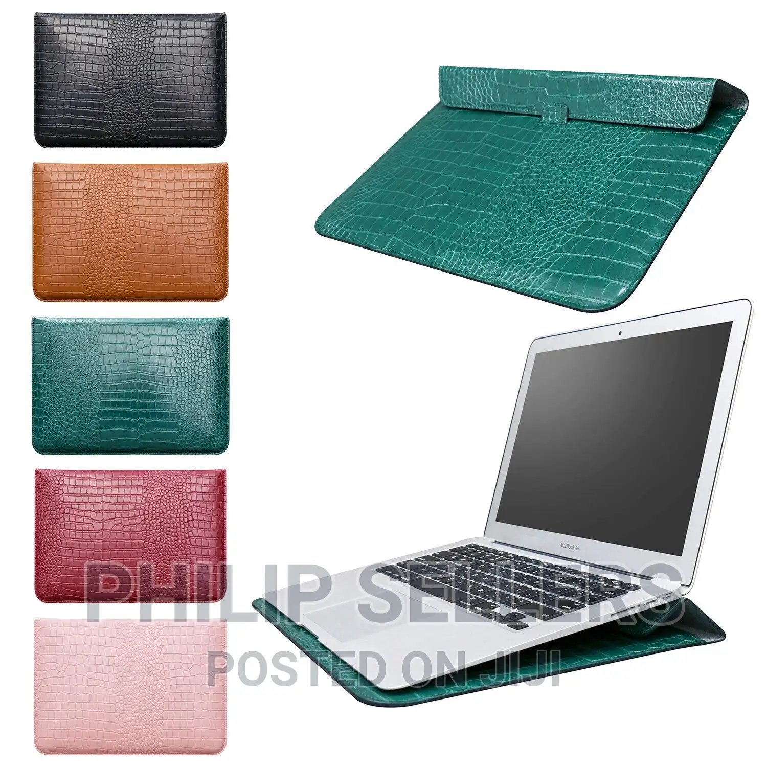 For Lenovo HP Macbook 13 A1466 A1707 Laptop Leather Sleeve