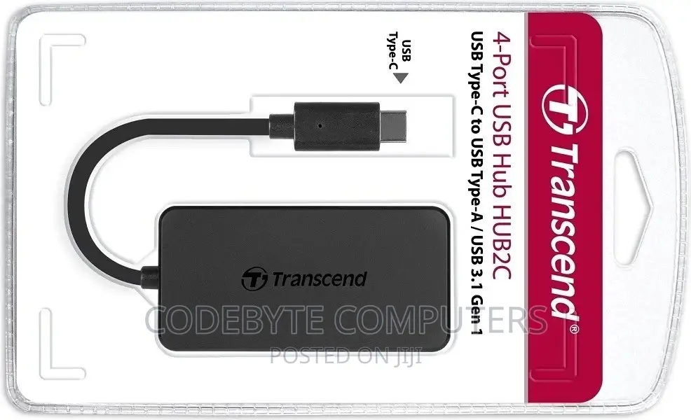 Transcend 4-Port HUB USB 3.1 Gen 1 Type C