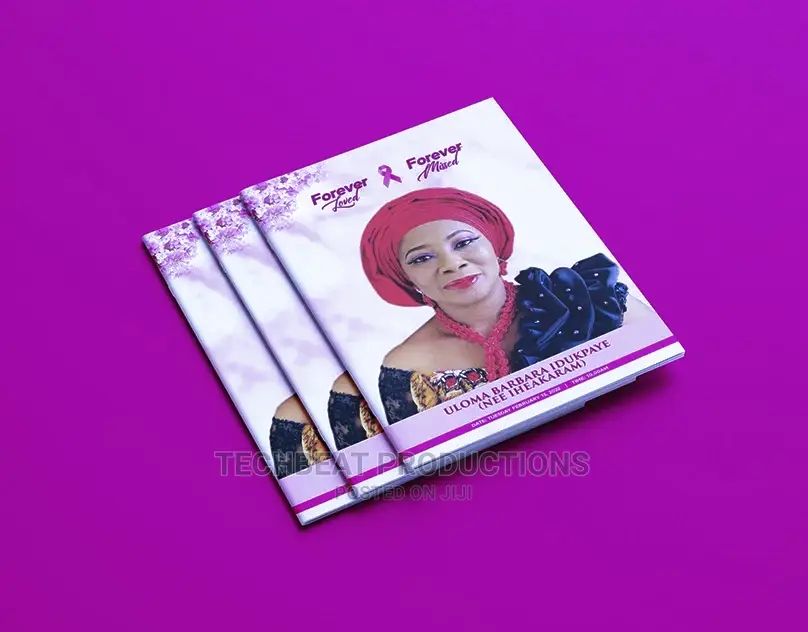 Eulogy/Funeral Programmes