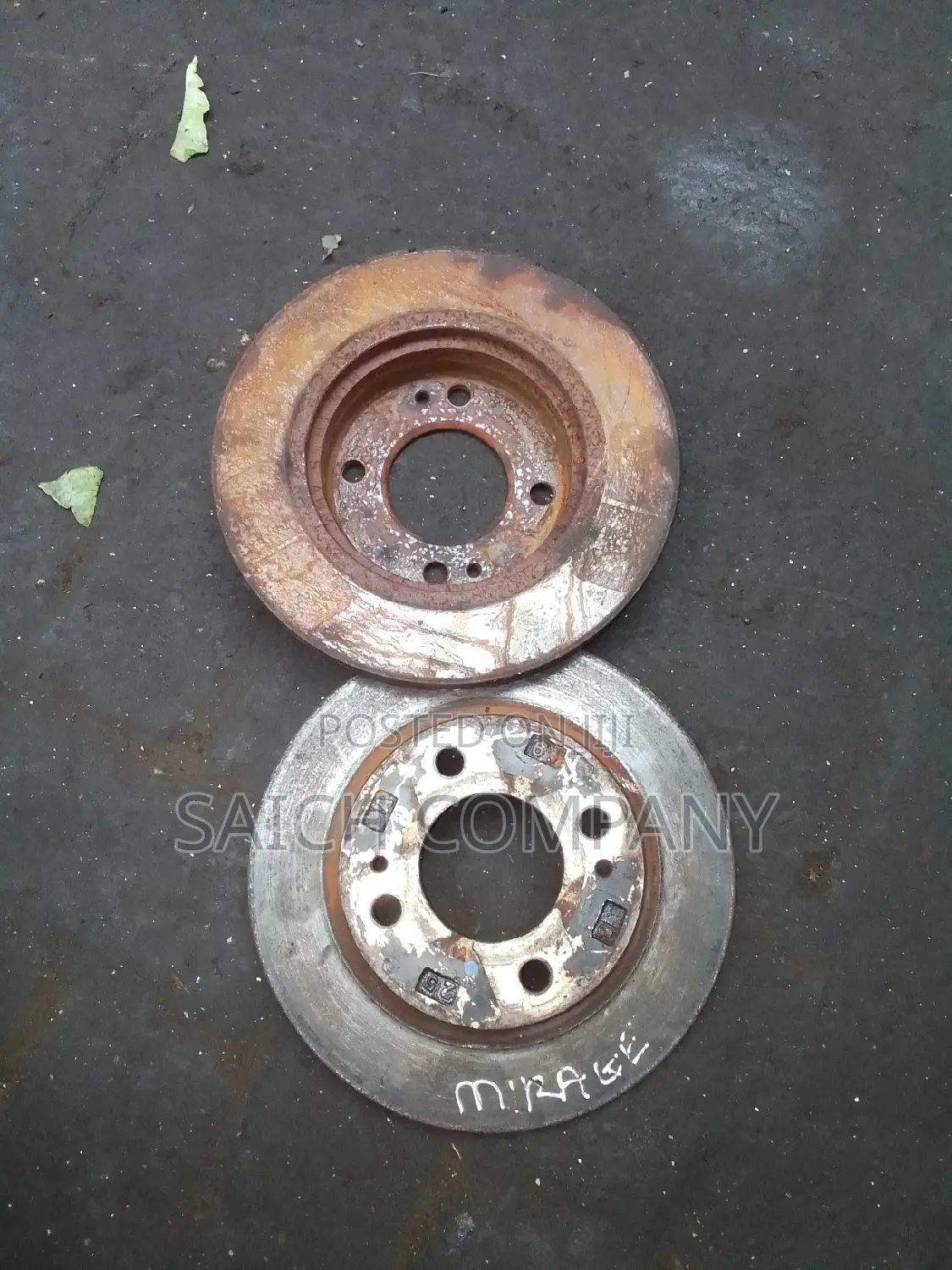 Mitsubishi Mirage Brake Disc