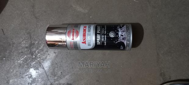 Spray Paint Can Chrome Silver - main view