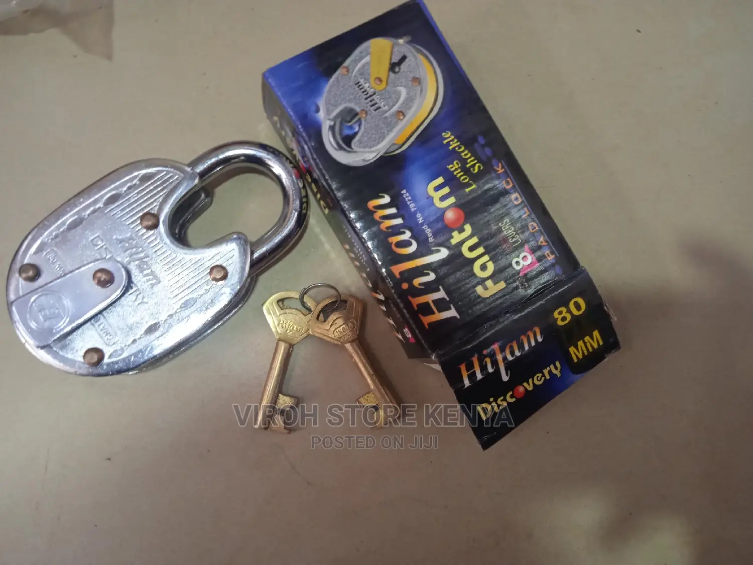 Hilam Discovery Padlock 80mm 8 Levers India Made
