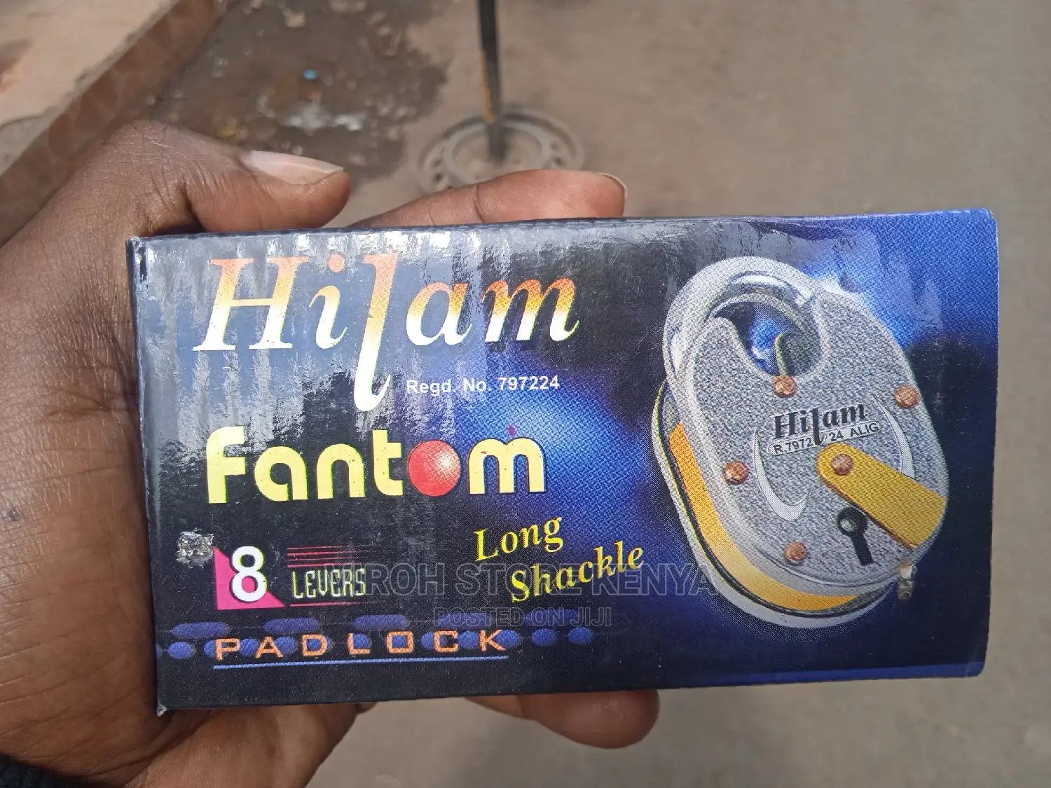 Hilam Discovery Padlock 80mm 8 Levers India Made